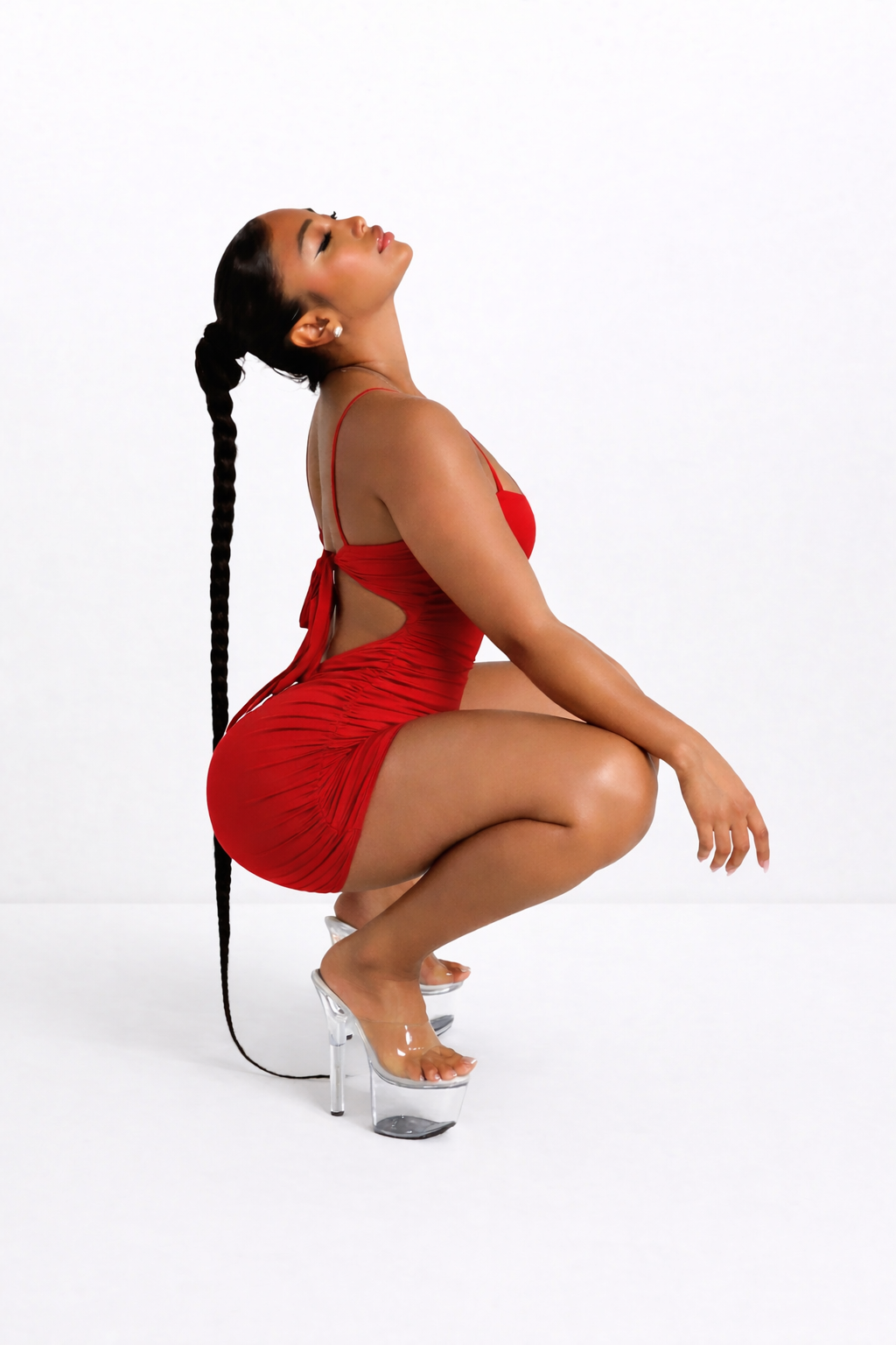TIE ME UP MINI DRESS