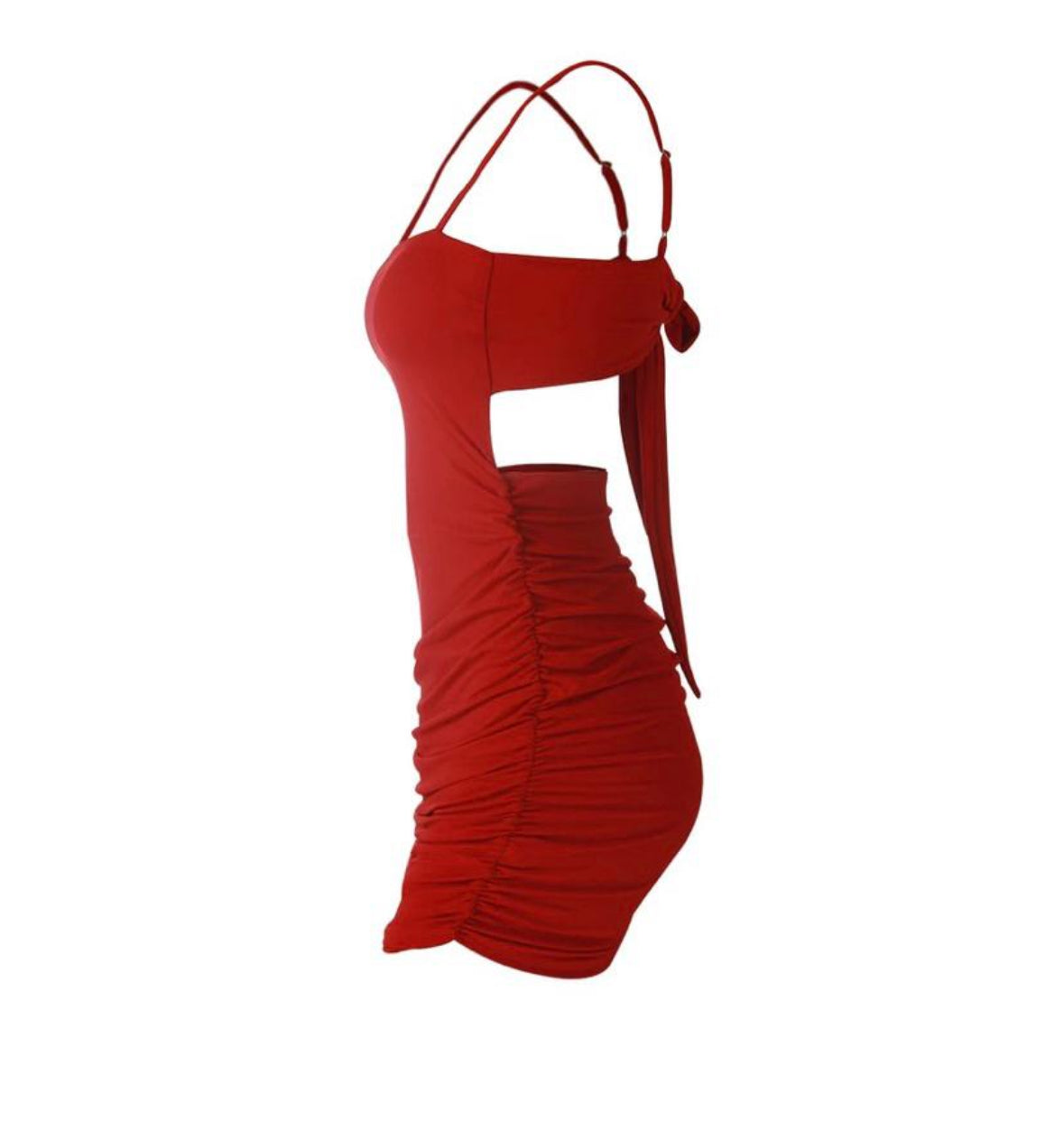 TIE ME UP MINI DRESS